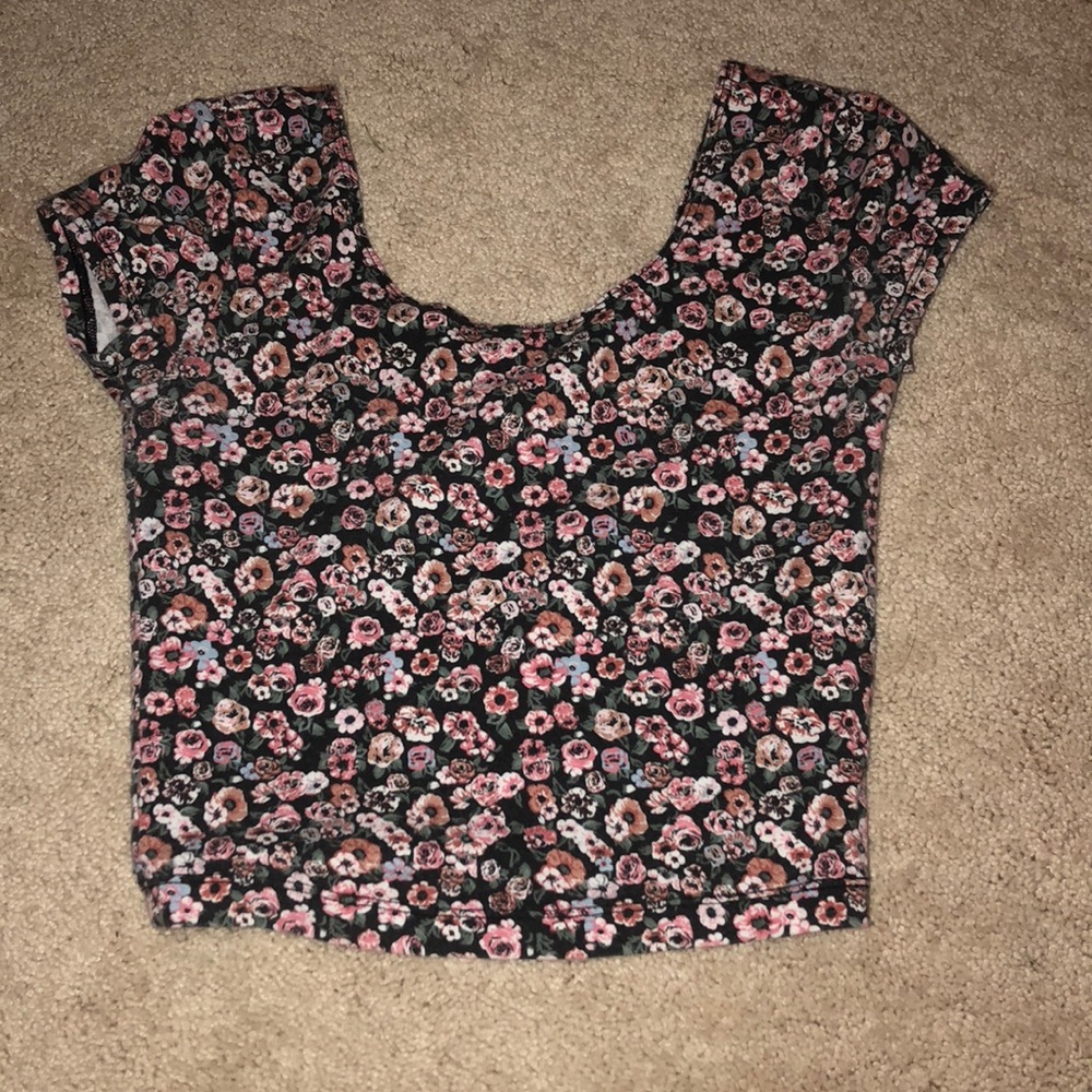 Garage Floral Crop Top